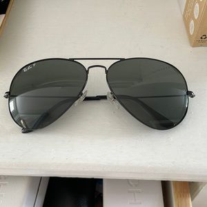 Black Rayban sunglasses